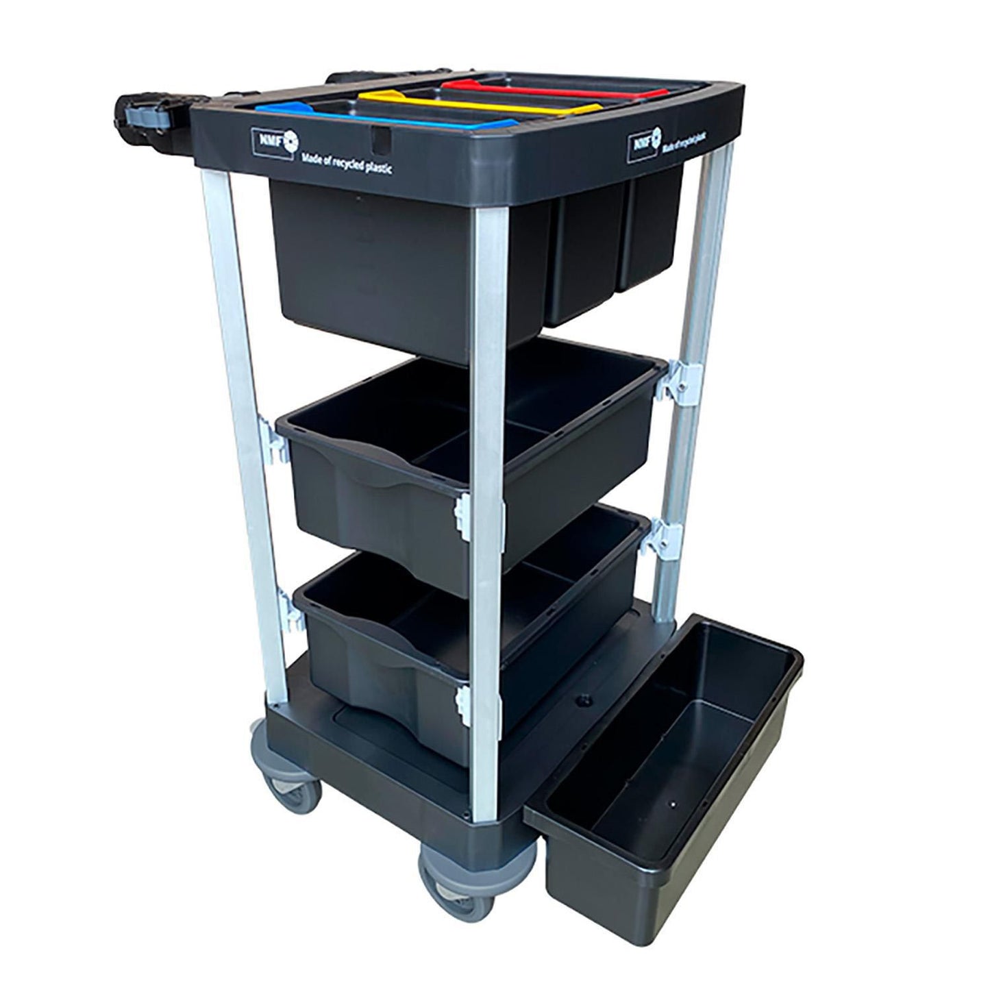 Rengøringsvogn Nordic Recycle trolley 2.0 Str.S åben model,stk