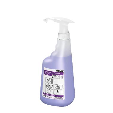 Flaske refill 650ml med sprayer til Ecolab OASIS PRO 20,6 stk/krt