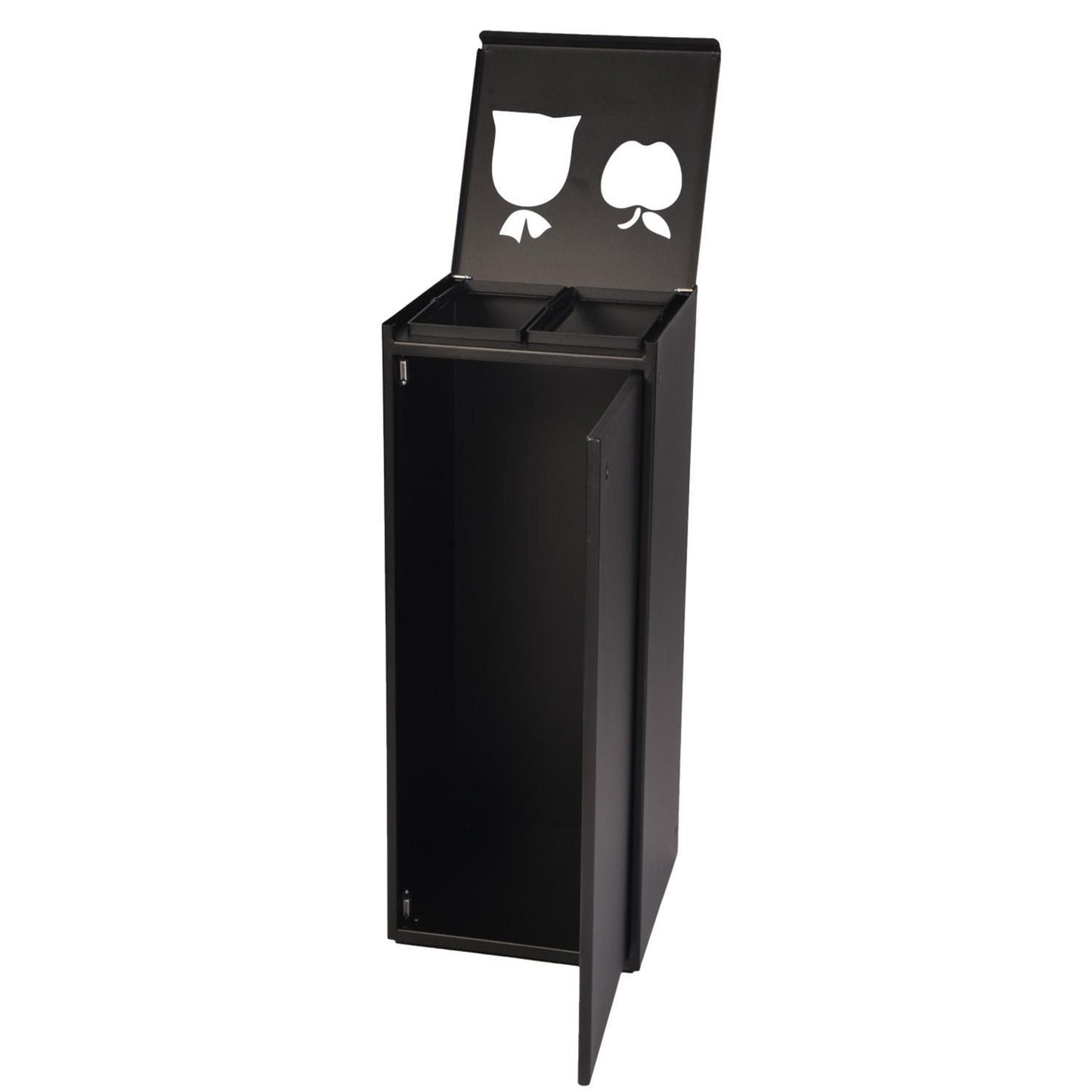 Affaldsstativ restaffald og madaffald 2x60ltr til kildesortering,stk