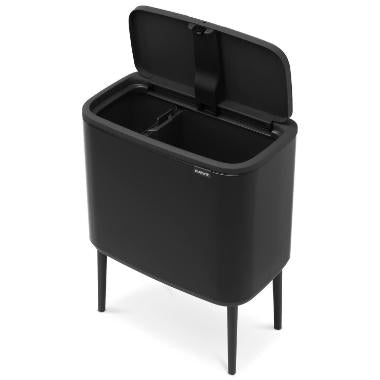 Affaldsspand BrabantiaBo Touch Bin Hi 11+23ltr mat sort,stk