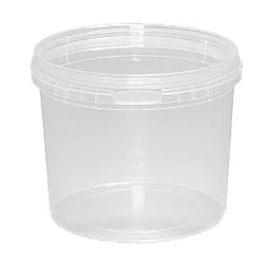 Plastbæger rund 800ml Ø122xH97mm PP klar,360 stk/krt