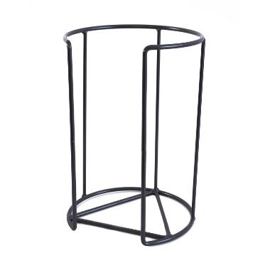 Tallerken kassette Ø17cm H30cm coated stål grå,stk