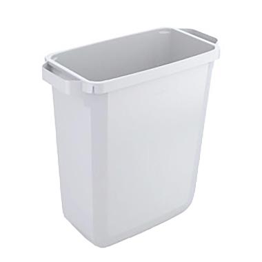 Beholder 60ltr L59xB28.2xH60cm fødevaregodkendt plast hvid,stk
