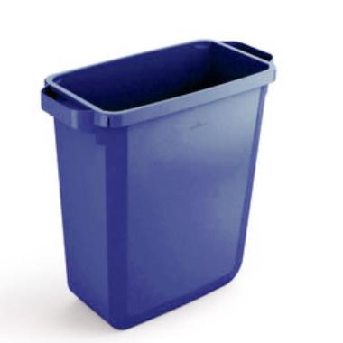 Beholder 60ltr L59xB28.2xH60cm fødevaregodkendt plast blå,stk