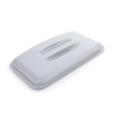 Låg til 60L beholder L50xB27xH57.5cm. Plast Grå,stk