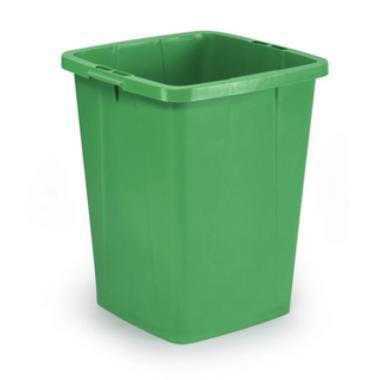 Beholder 90L L52xB49xH61cm fødevaregodkendt plast grøn,stk