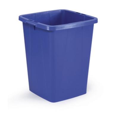 Plastbeholder 90 ltr fødevaregodkendt plast blå,stk