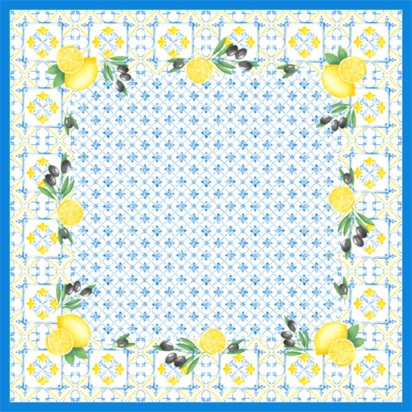 Dug Stikdug Dunicel 84x84cm Mediterrian,20 stk/pk