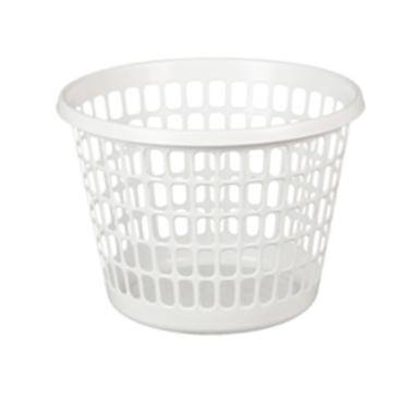 Vaskerikurv Tina Trolley rund 32ltr hvid,stk