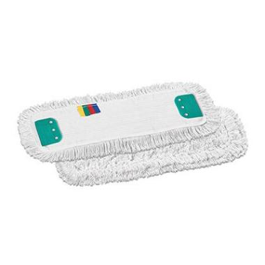 Moppe Klemmer Wet System 40cm Microfiber med Løkker/Flapper Hvid Våd,stk