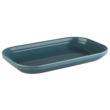 Serveringsfad Emma 1/4GN L26.5xB16.2xH3cm melamin blå,stk