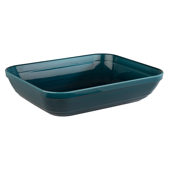 Serveringsskål Emma 1/2GN 3.5ltr L32.5Bx26.5xH7.5cm melamin blå,stk