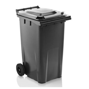 Affaldscontainer 2-hjulet 60ltr grå,stk