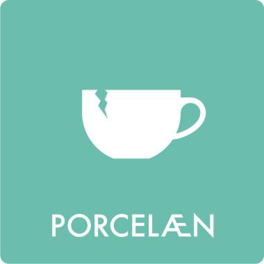 Piktogram PORCELÆN L12xB12cm,stk