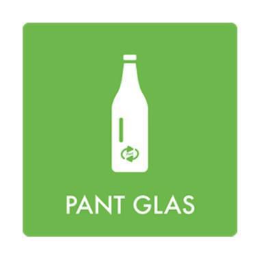 Piktogram PANT GLAS 12x12 cm,stk