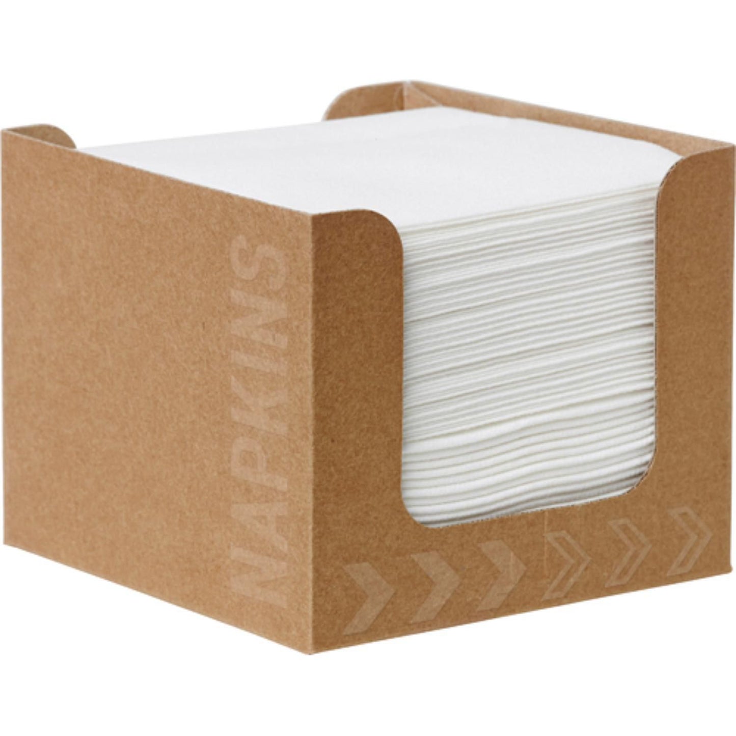 Serviet DuniSoft Airlaid 20x20cm i Pap-dispenser Lille Hvid,24 pk x 50 stk/krt