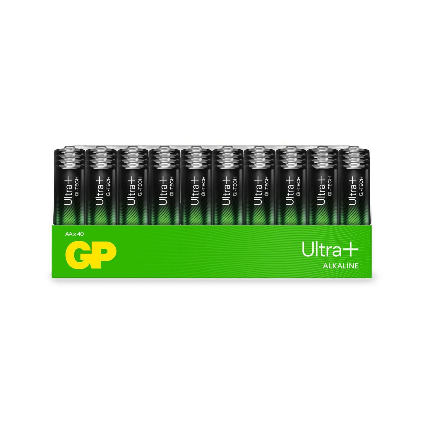 Batteri GP Ultra Plus Alkaline AA 15AUP/LR6 Bulk 40 stk Svanemærket,40 stk/pk