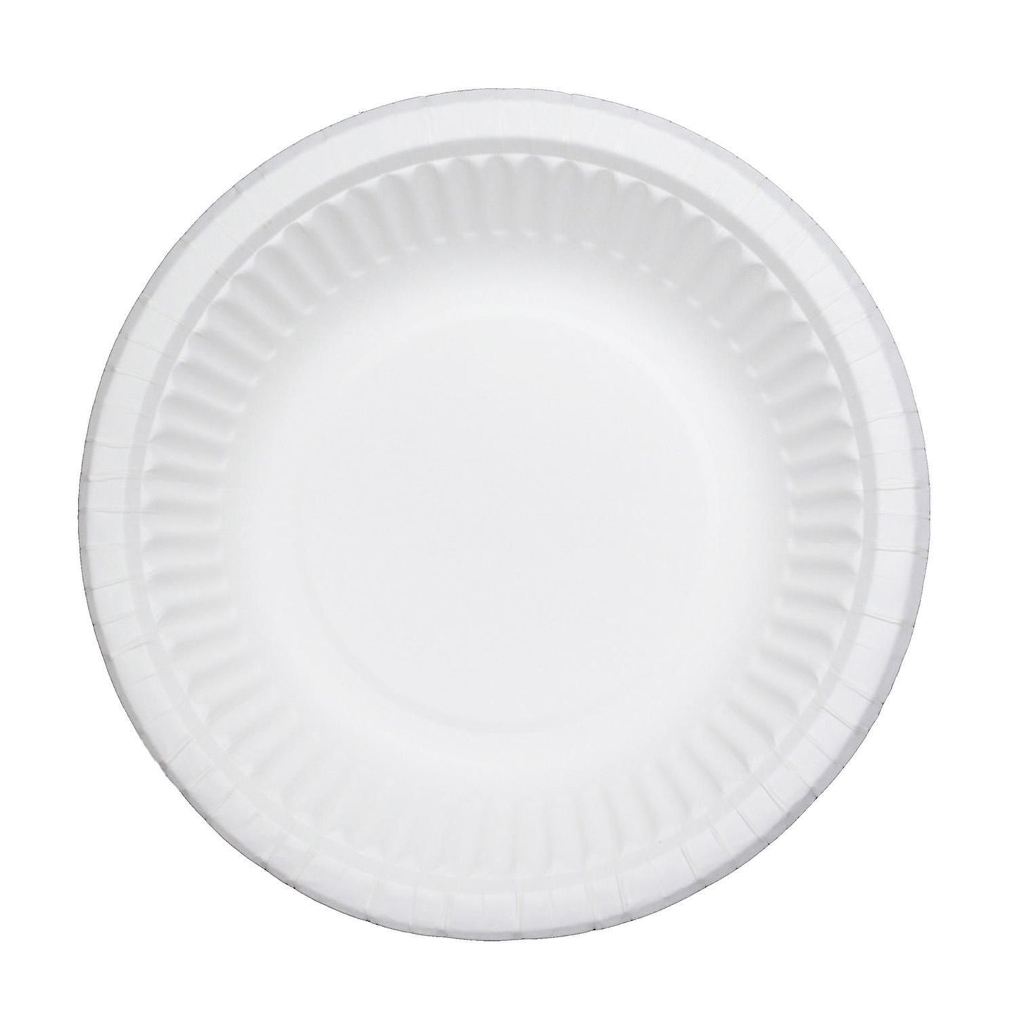 Paptallerken Catersource Ø19cm dyb 400 ml clay-coated Hvid,50 stk/pk