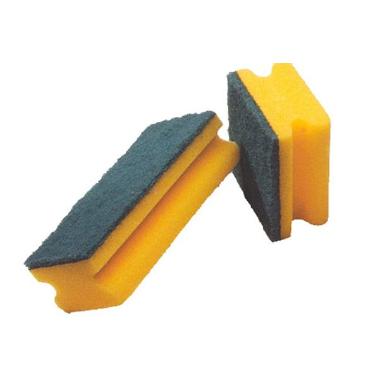 Skuresvamp Nylon Gul/Grøn,10 stk/pk