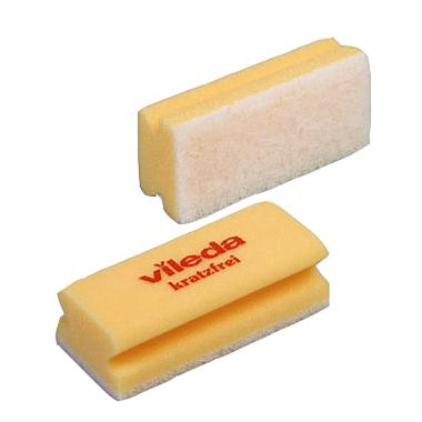 Rengøringssvamp Super med Greb Hvid,10 stk/pk