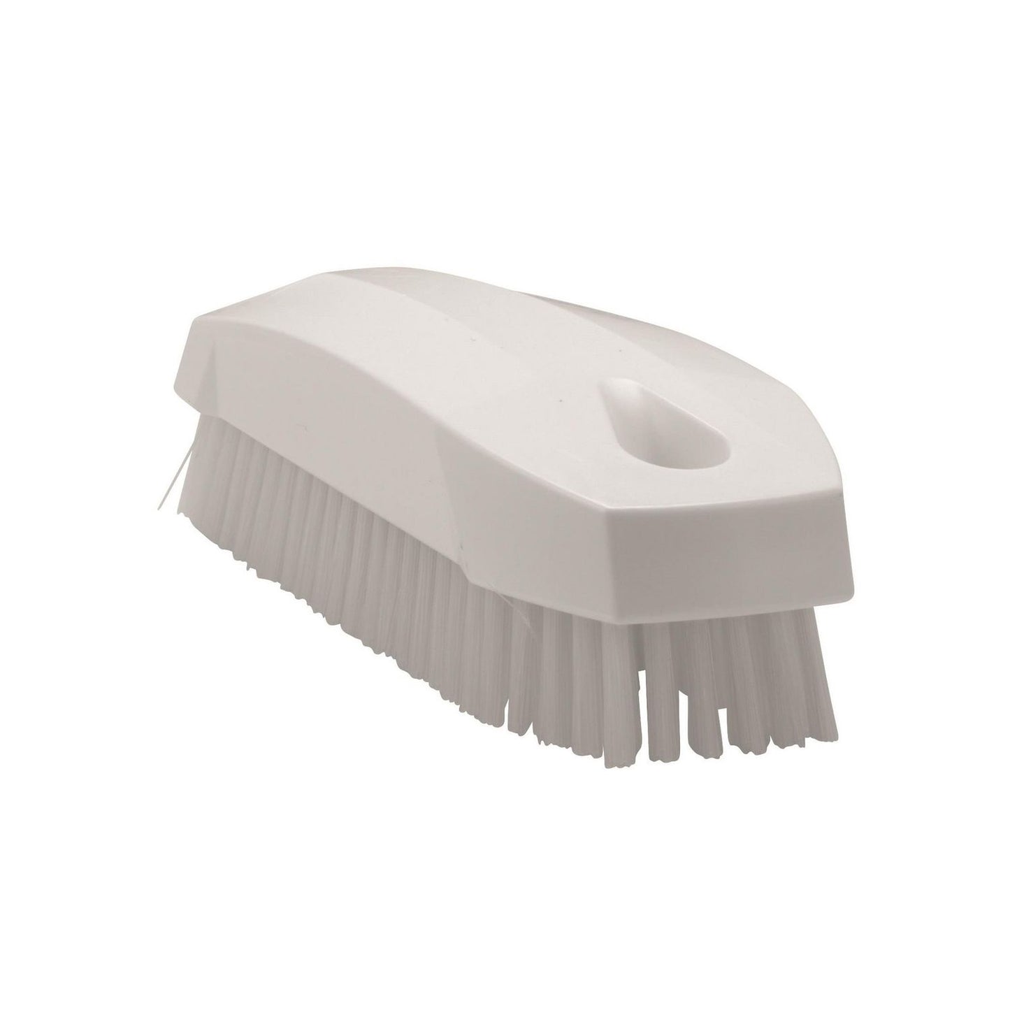 Neglebørste/Håndbørste Vikan stiv L130xB50xH40mm uden greb hvid,stk