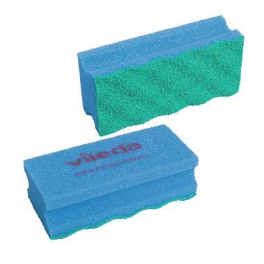 Rengøringssvamp Puractiv Ridsefri Blå,10 stk/pk