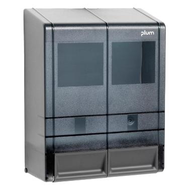 Dispenser MultiPlum 2000 Modul 2 Manuel Plast Røgfarvet til 2 stk 0.7/1.4 ltr,1 stk/krt