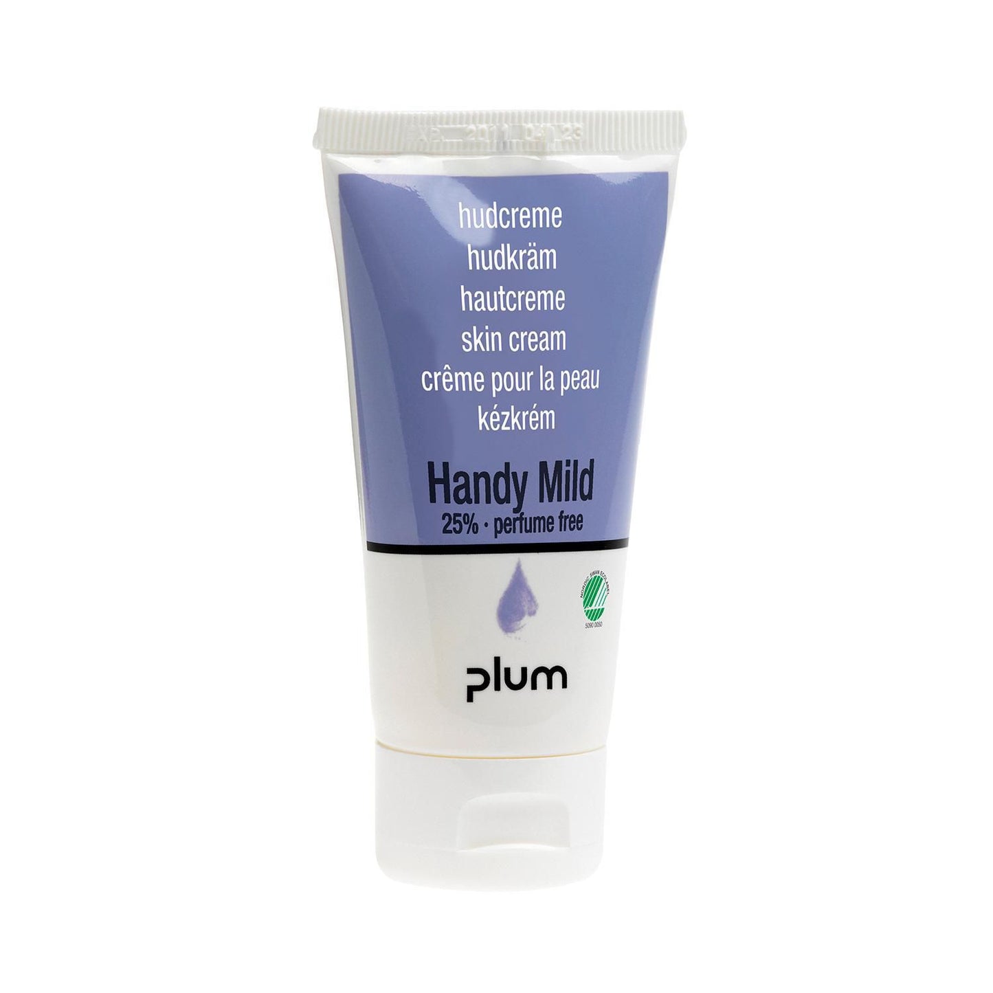 Hudcreme Handy Mild 50ml Svanemærket uden Parfume Snaplåg 25% fedt,50 Ml/Tub