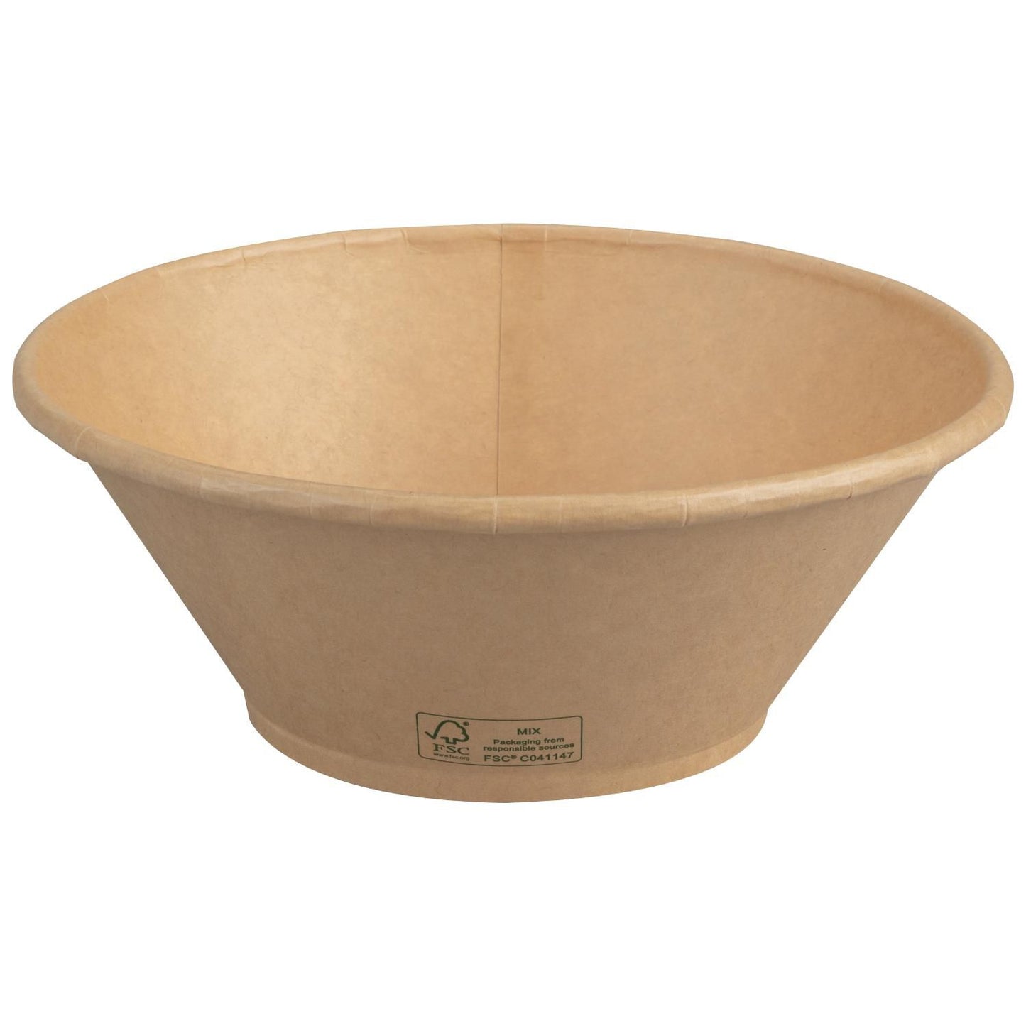 Bowle Stagione rund 1050ml 18,5x11,5cm Pap/PP brun,6 ps x 50 stk/krt