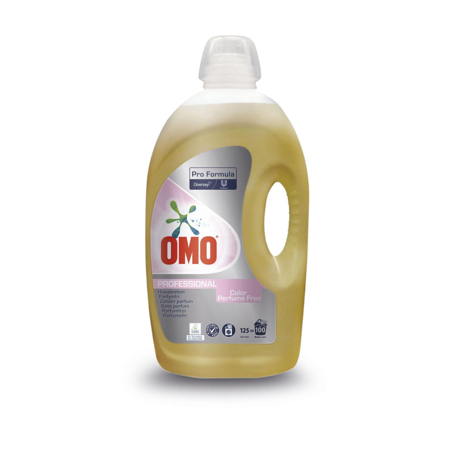 Tøjvask flydende OMO Pro Color Sensitive Ecolabel 5ltr,2 stk x 5 ltr/krt