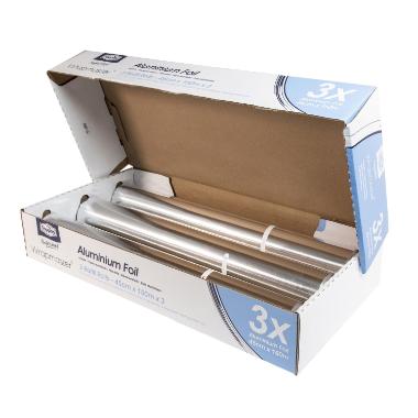 Stanniol Wrapmaster 450mmx150m alu,3 stk/krt