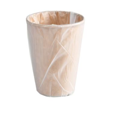 Papbæger enkeltpakket 21cl PLA Brun