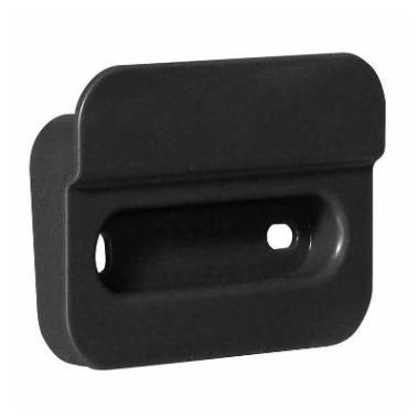 Vægbeslag til affaldsspand Avedøre sort,1 stk