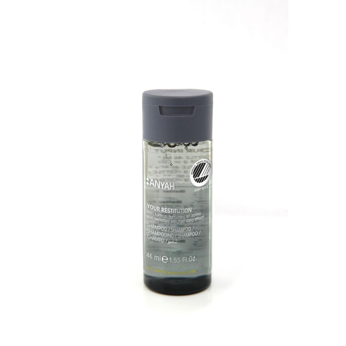 Shampoo Anyah Your Restitution 46ml Svanemærket,216 stk x 46 ml/krt