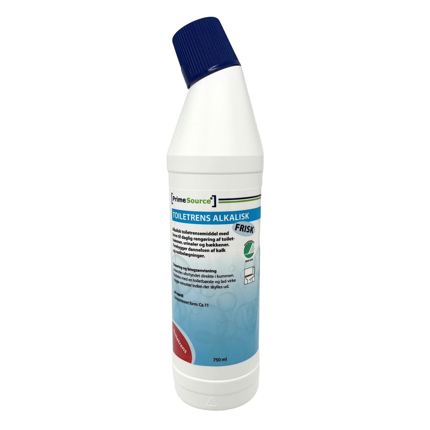Toiletrens Flydende Prime Source Frisk 750ml Svanemærket m Farve u Parf Alkalisk,750 ml/fl