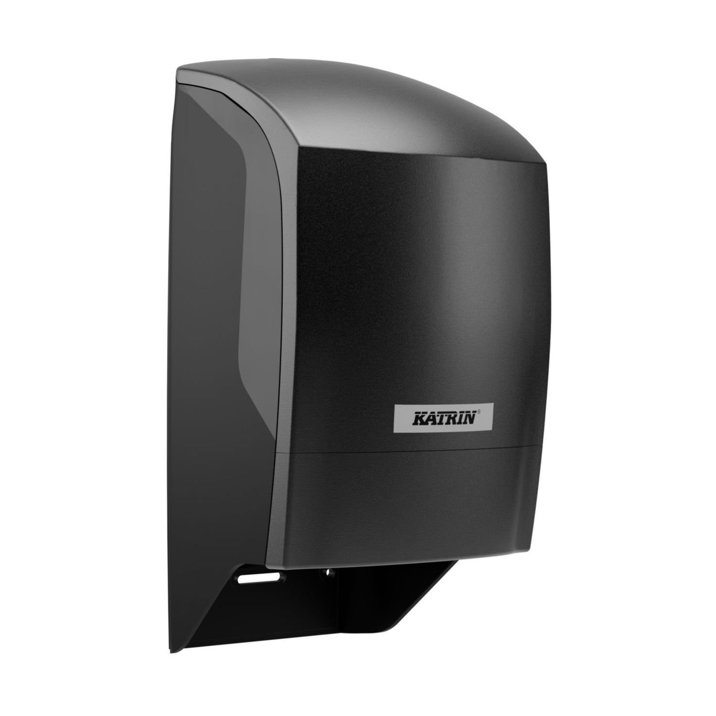 Dispenser Katrin Toiletpapir System L17.2xB15.2xH31.2cm Plast Sort til 2 ruller,1 stk