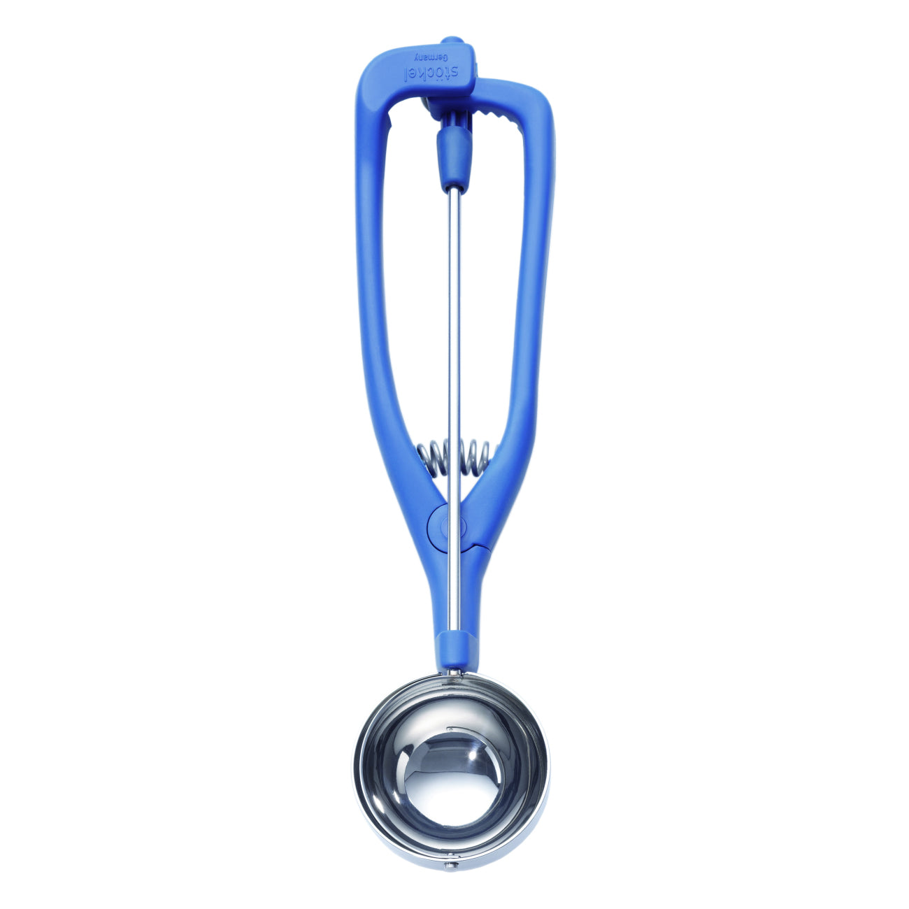 Isske Stöckel model K5 L30xB11xH6.3cm Alu/Plast med saksegreb Blå,stk