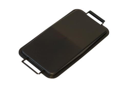 Låg L560xB280H46mm plast sort til 60 ltr plastbeholder,1 stk