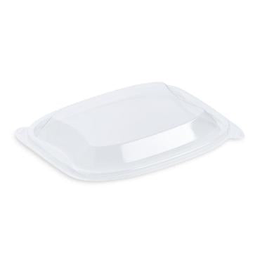 Låg Bistro Warm 1-rum rektangulær L190xB155xH23mm PP Klar,6 ps x 50 stk/krt