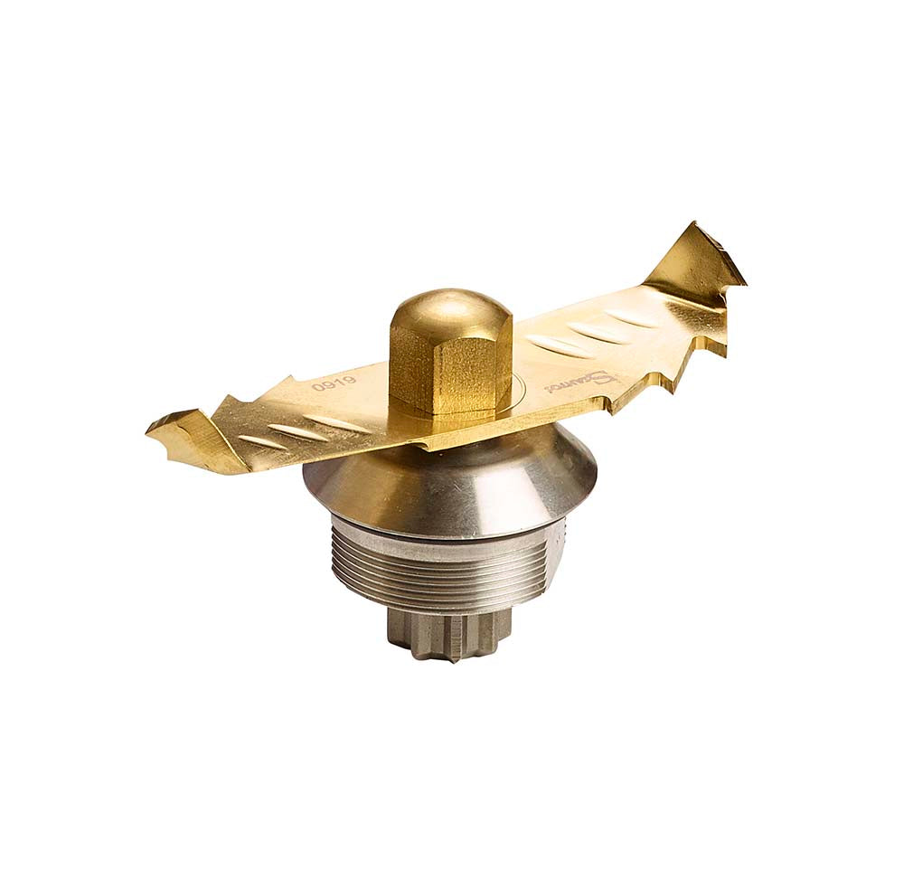 Reservedel Santos Knivblad L7.5xB3.5xH4cm rustfrit stål til Santos blender 66,1 stk/krt