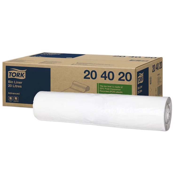 Affaldspose Tork 20 ltr til Affaldsspand Tork B2,10 rl x100 stk/krt