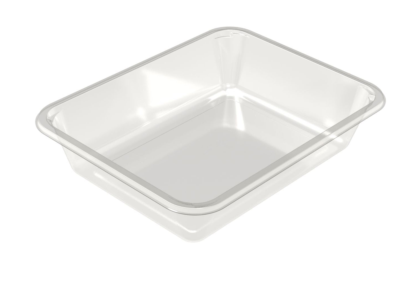 Bakke 1-rum 2227-1D 1415ml L227xB178xH50mm APET klar,344 stk/krt