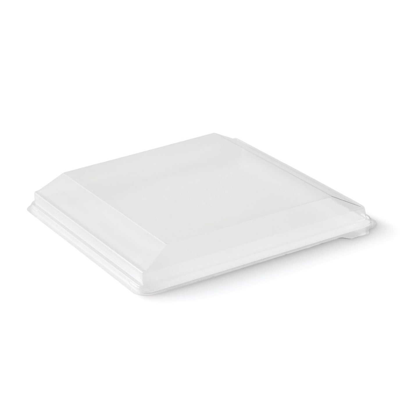 Plastlåg Zen Tapas Kvadratisk L25xB25xH3.2cm RPET Klar,2 pk x 60 stk/krt