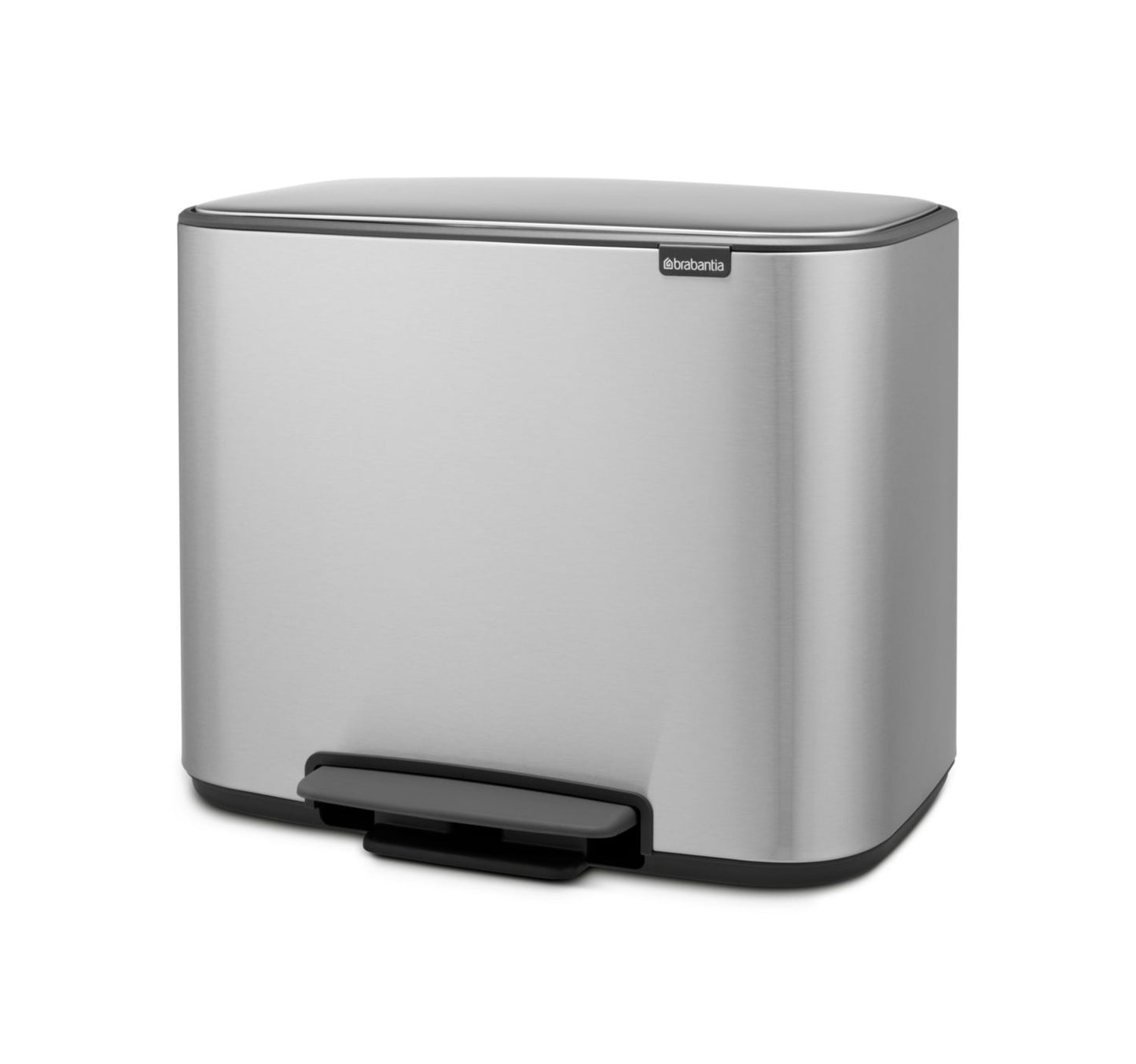 Pedalspand Brabantia Bo 3x11  ltr Matt Steel Fingerprint Proof,1 stk