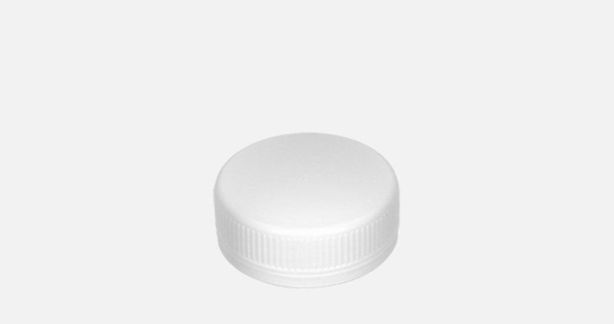 Låg Rund Ø38mm HDPE Hvid,250 stk/pk