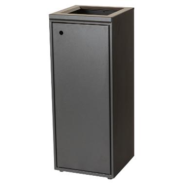 Affaldsstativ 100ltr L360xB360xH865mm med Softclose låg Grå,1 stk