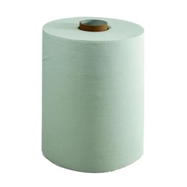 Håndklæderulle 2-lag H19.5cmx140m Nyfiber FSC med hylse Hvid,6 rl/krt