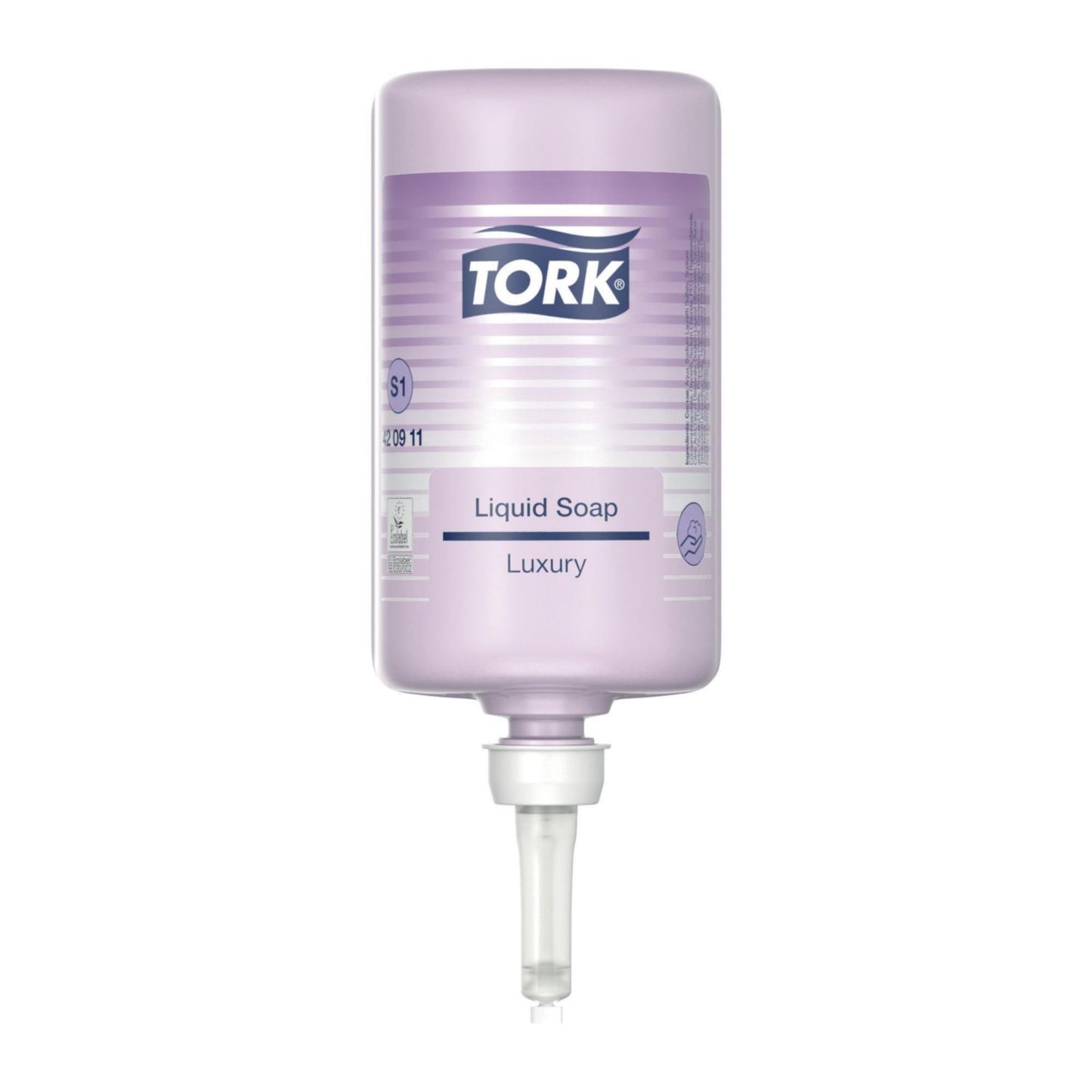 Håndsæbe Flydende Tork Luksus 1000ml Ecolabel med Parfume Lilla til S1 dispenser,6 stk x 1 ltr/krt