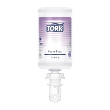 Sæbe Tork Skum S4 Luksus 1ltr Transparent,1 ltr x 6 fl/krt