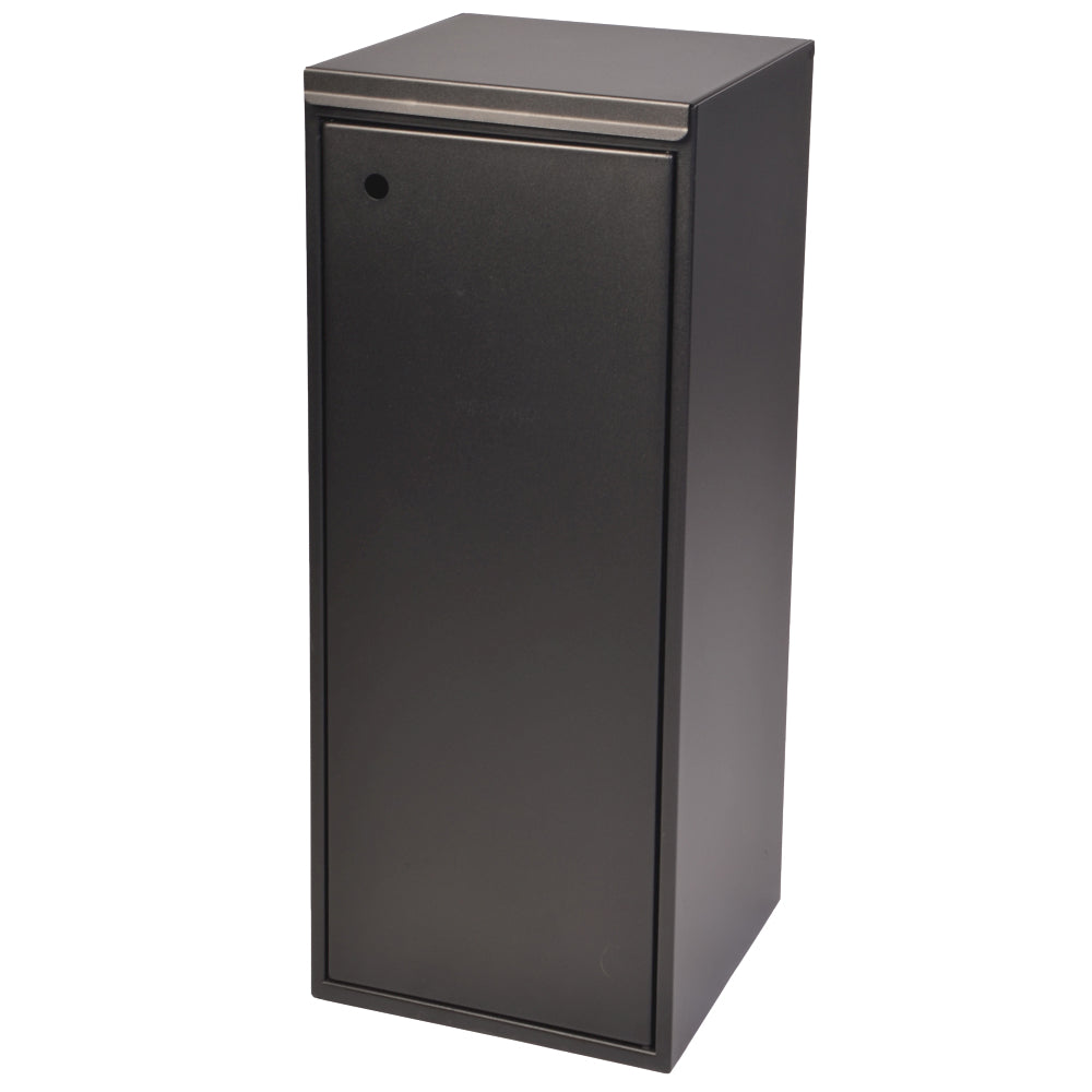 Affaldsstativ 2x60ltr L865xB345xH345mm med låge sort,1 stk/krt